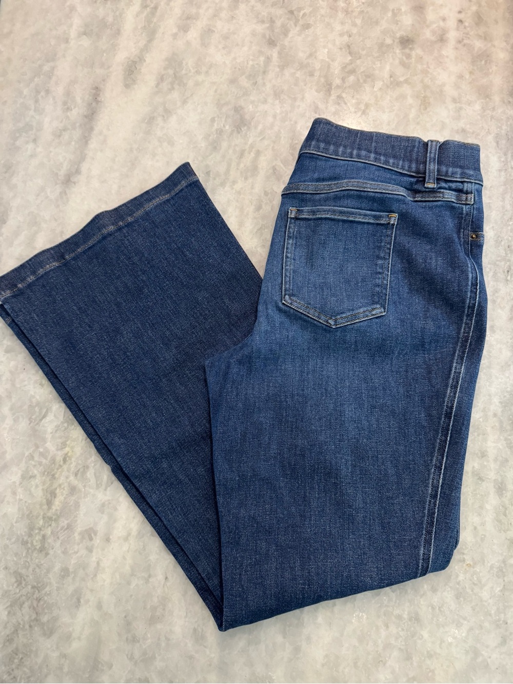 SPANX Dark Blue Flare Jeans